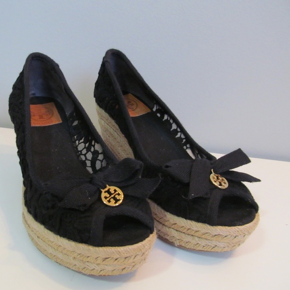 Tory Burch Shoes - Tory Burch Jackie Lace Platform Espadrilles Wedge
